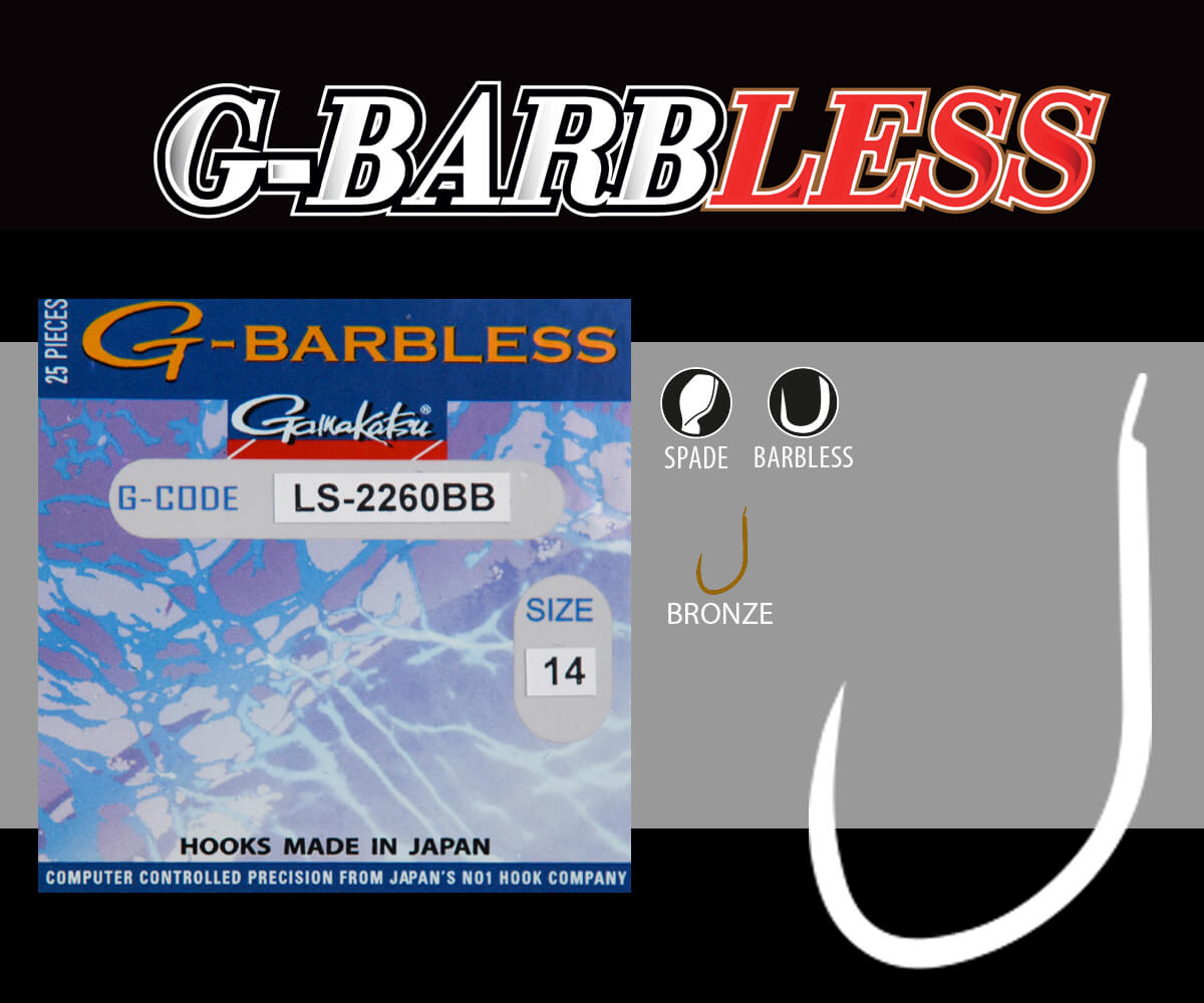 Gamakatsu G-BARBLESS Hooks - Products - Cresta